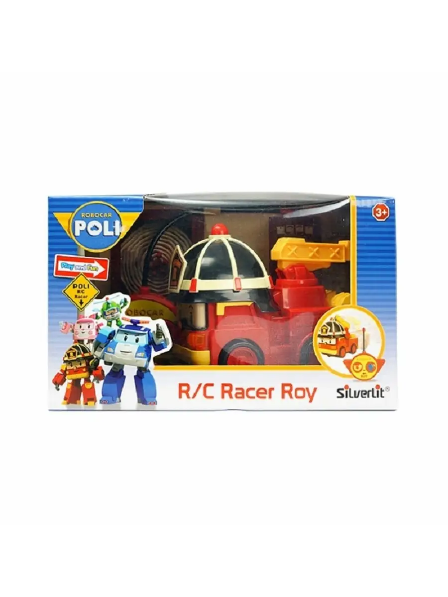 WIZZAL TOYS Robocar POLI Радиоуправляемая машинка Рой (15 см)