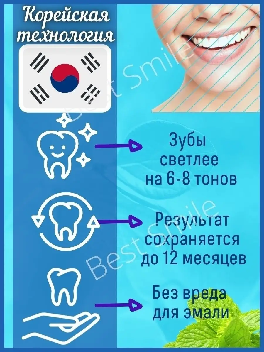 Best Smile Отбеливающие полоски для зубов