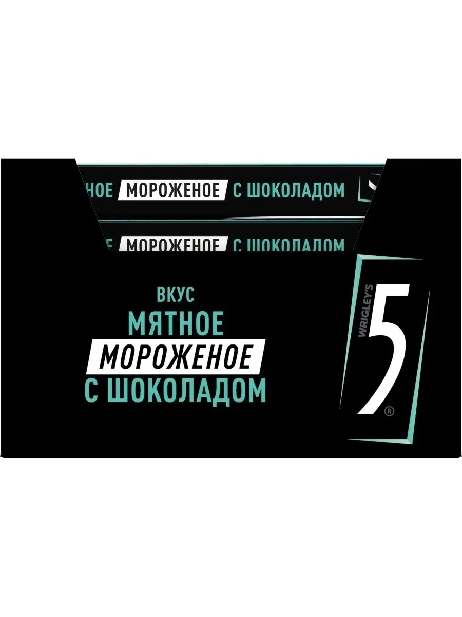 Мятное мороженое с шоколадом