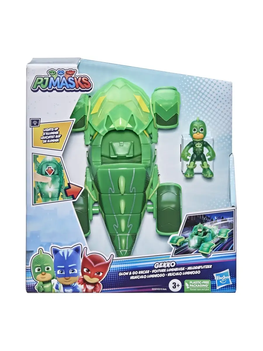 Набор игровой Герои в масках Погоня Гекко F2137 PJ Masks купить по цене 2  118 ₽ в интернет-магазине Wildberries | 45902475