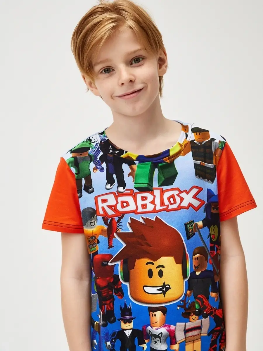 T-shirts roblox фиолетовый