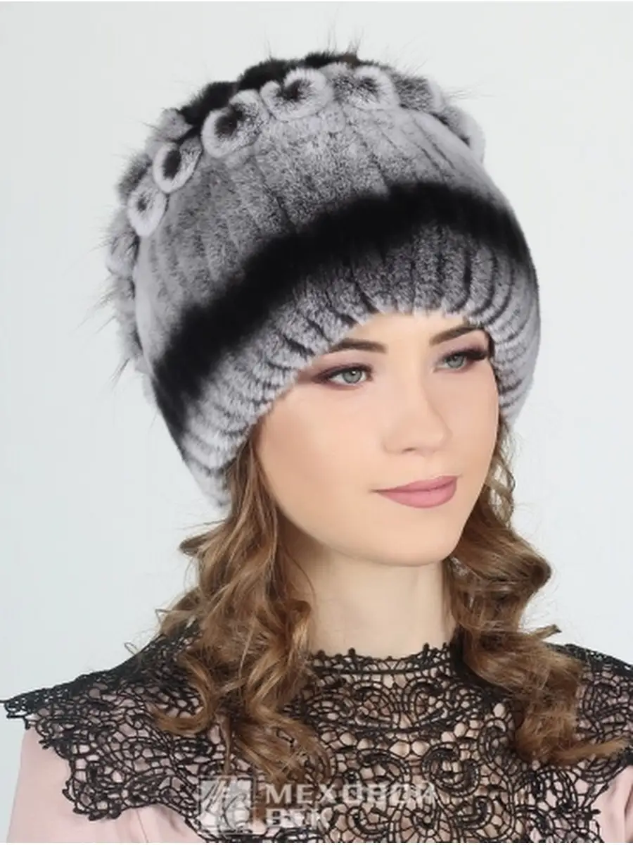 Женские зимние меховые шапки купить в интернет магазине 