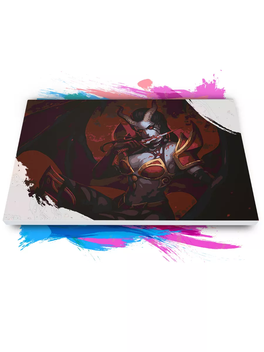 КРАСИВО КРАСИМ Dota 2 - Queen of Pain Art 3, 40х60 см