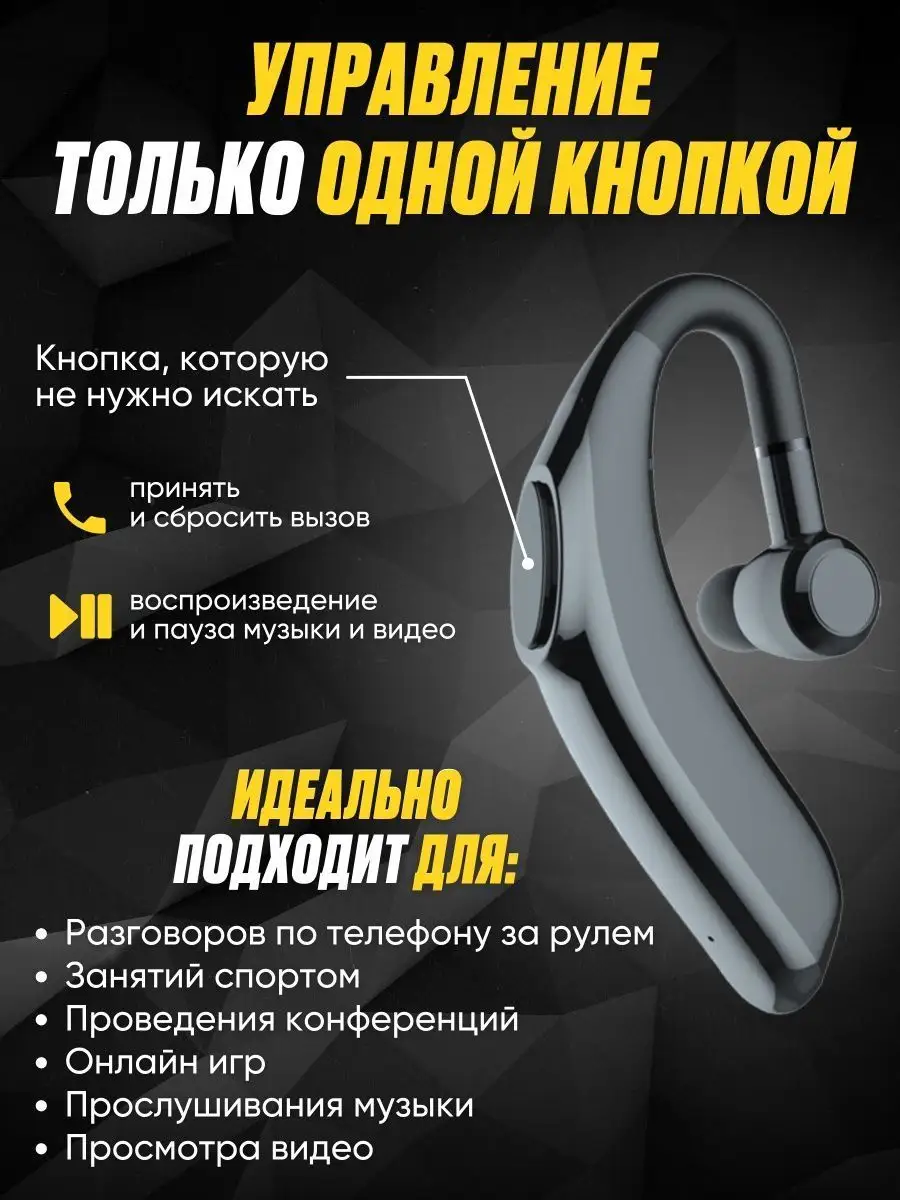 Беспроводная блютуз bluetooth гарнитура для телефона PerfectPeople купить  по цене 14,92 р. в интернет-магазине Wildberries в Беларуси | 48829742