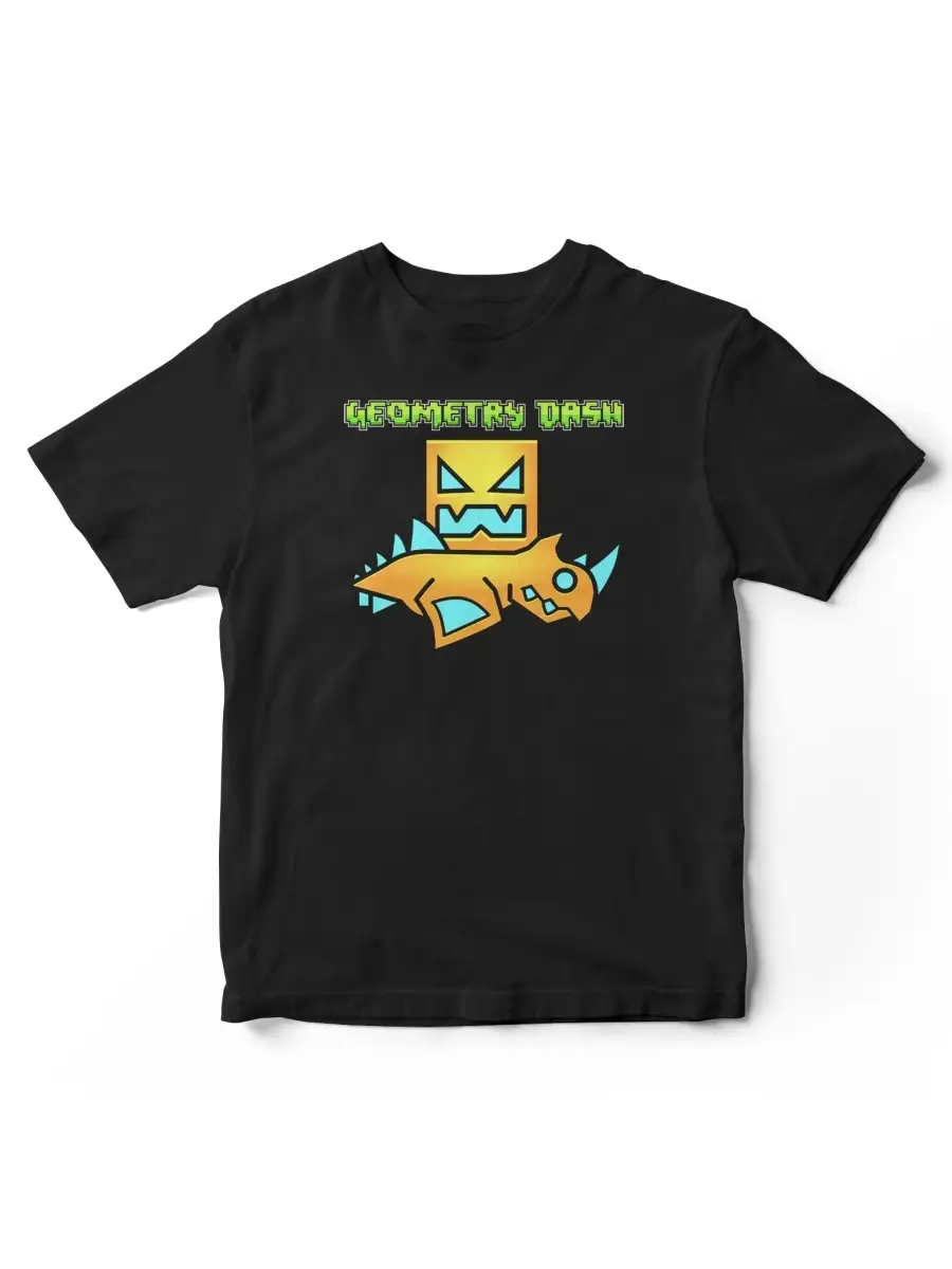 Футболка Geometry Dash. Геометрии Даш Merch 2 Kings купить по цене 94 800  сум в интернет-магазине Wildberries в Узбекистане | 49366856