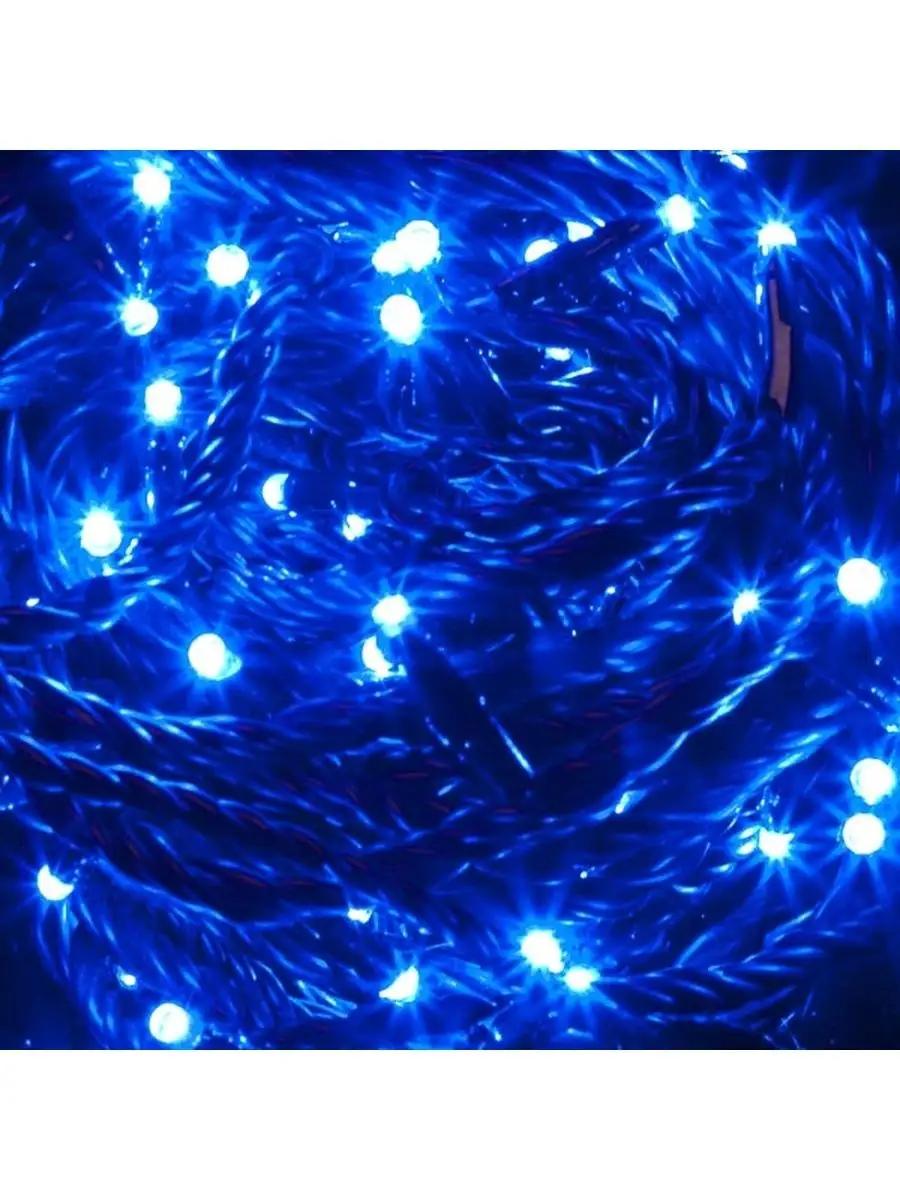 ZWM Гирлянда уличная, 48м., 300LED, мерцает, свечение Синим