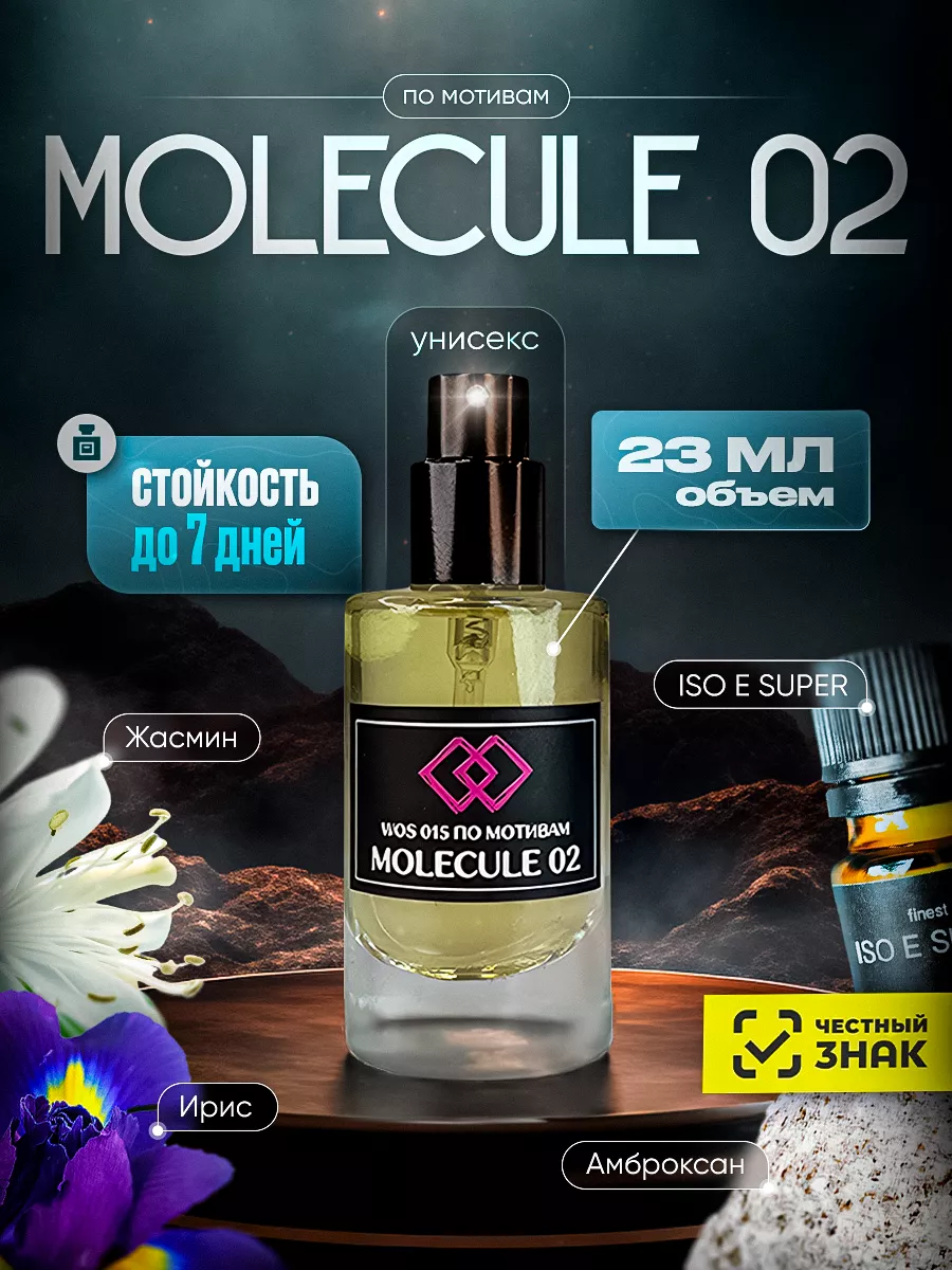 Духи по мотивам Molecule 02 World of Smells купить по цене 18,68 р. в  интернет-магазине Wildberries в Беларуси | 52769989