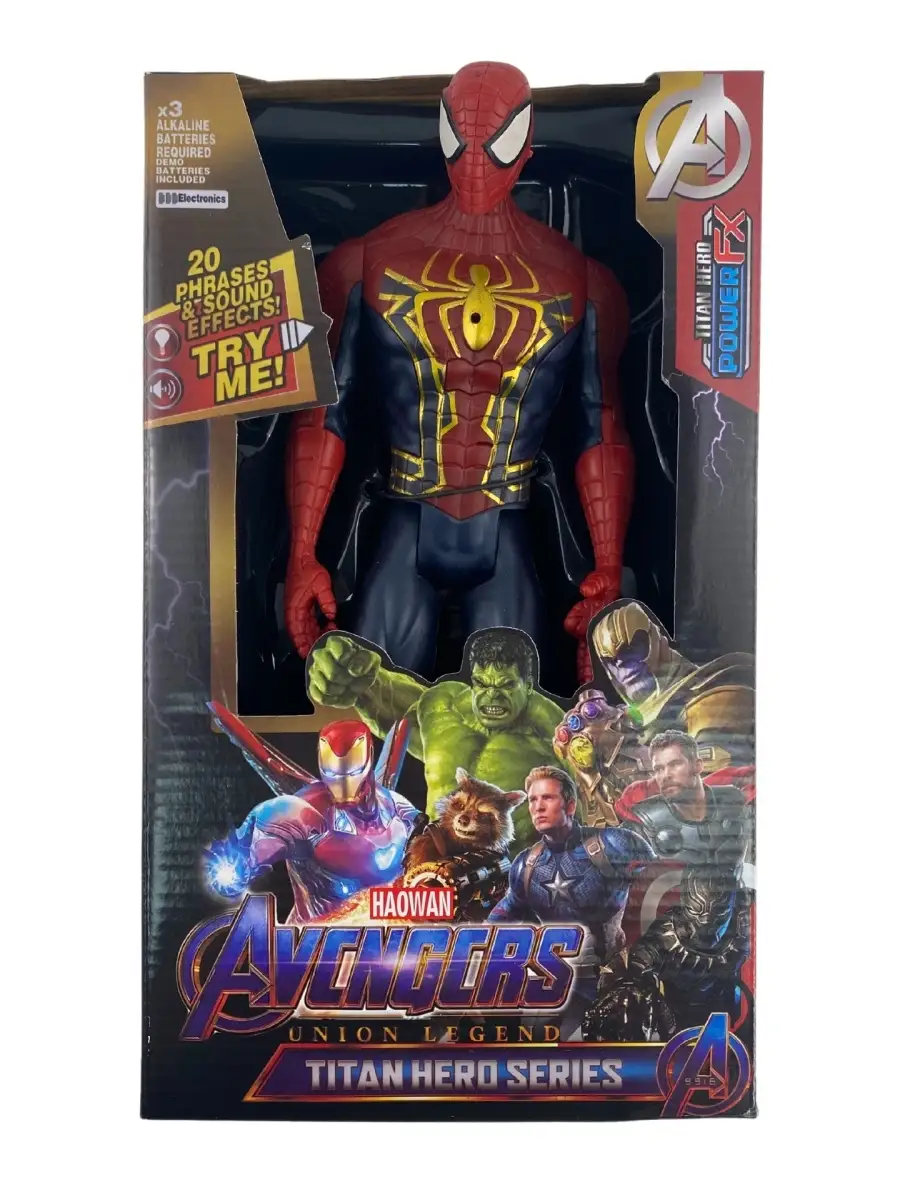 Halilk kids Игрушка / Человек-паук Avengers Titan Hero Series/ Мстители  Финал Марвел Супер