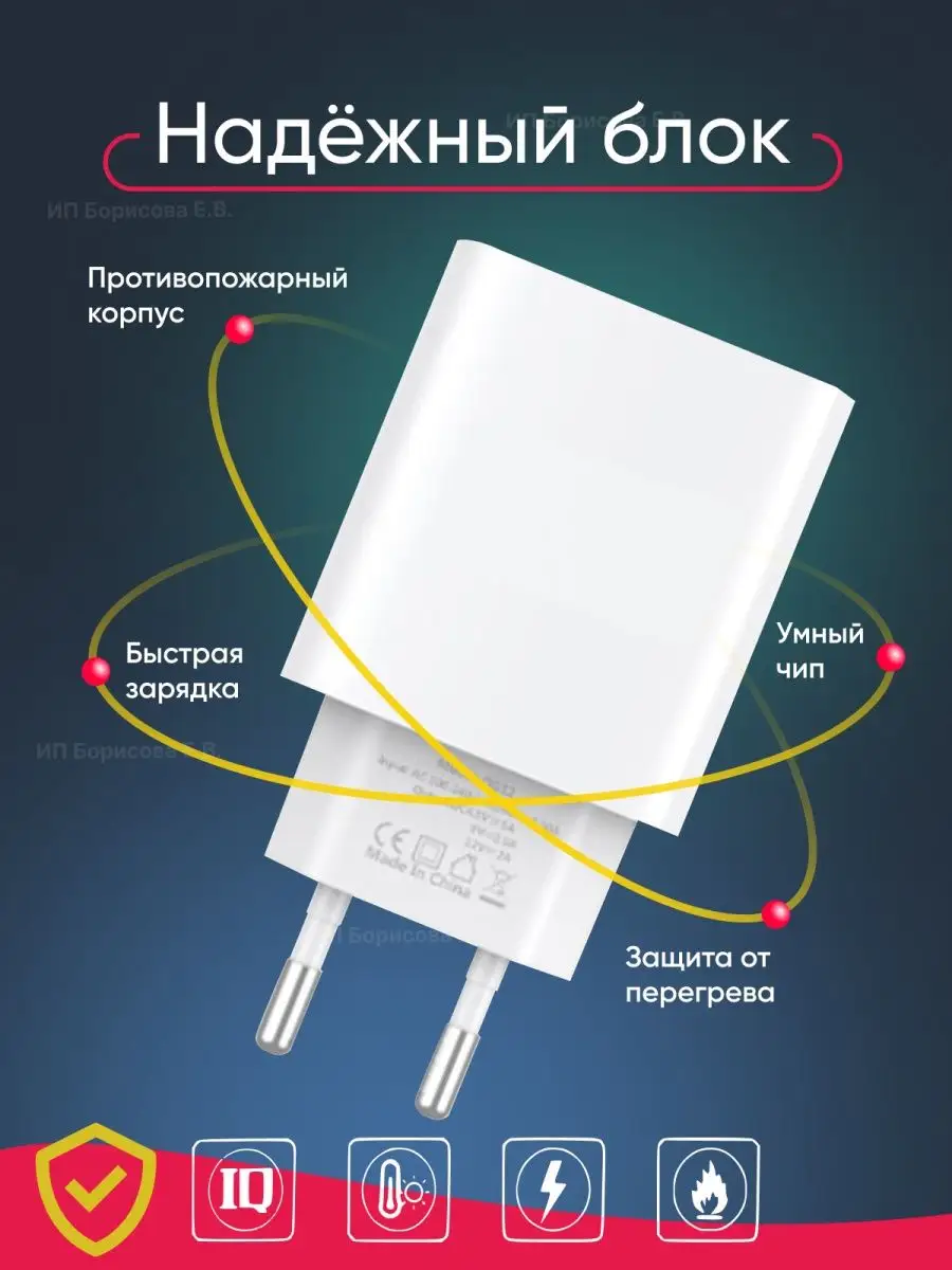 Адаптер для быстрой зарядки телефона USB TECHNOROOM купить по цене 12,93 р.  в интернет-магазине Wildberries в Беларуси | 59283118