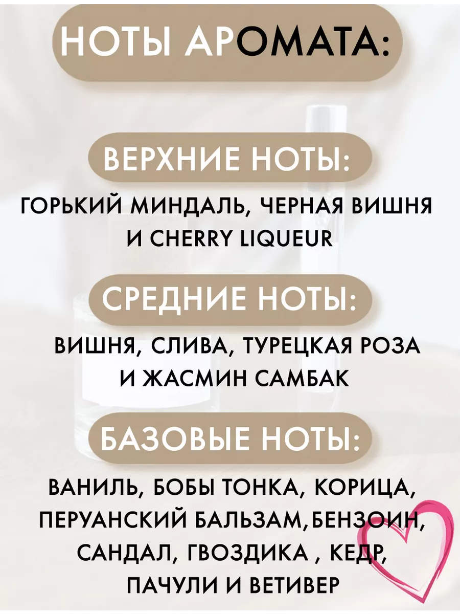 Духи вишня Lost Cherry (аналог) SANATES купить по цене 2 557 ₽ в  интернет-магазине Wildberries | 60864111