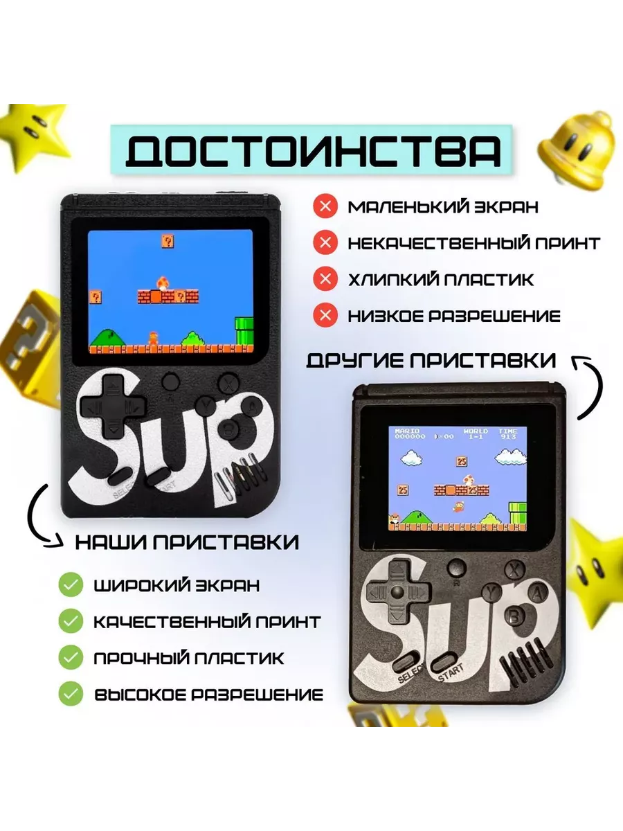 Портативная игровая приставка GAME BOX PLUS 400 в 1