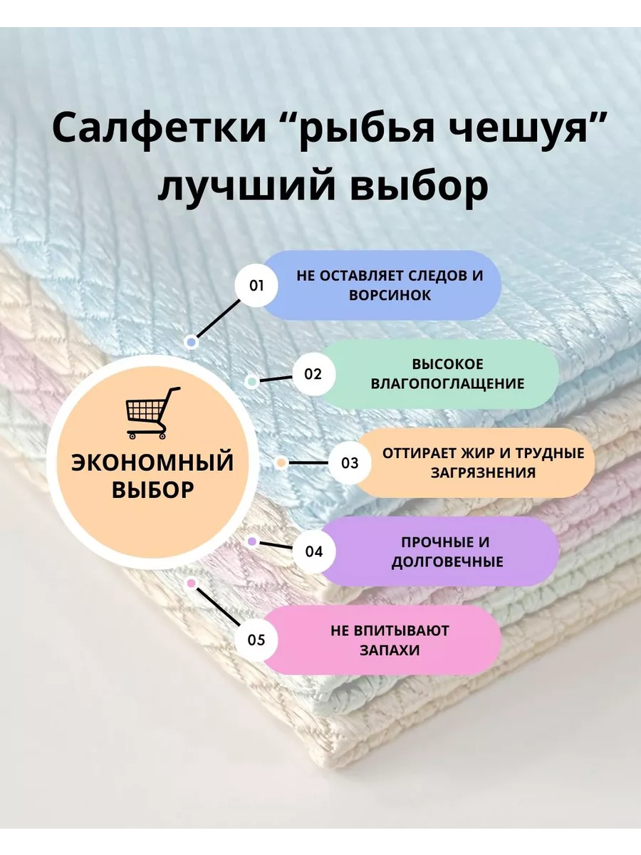 Салфетки Инновационные для уборки Умный дом 5 шт 30x40cm MOYMIR&MALI купить  по цене 360 ₽ в интернет-магазине Wildberries | 66162522