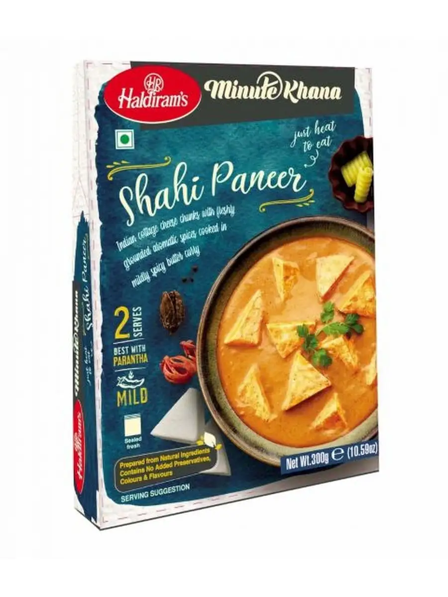 Шахи Панир (Shahi Paneer), 300 г Haldirams купить по цене 509 ₽ в  интернет-магазине Wildberries | 66225113