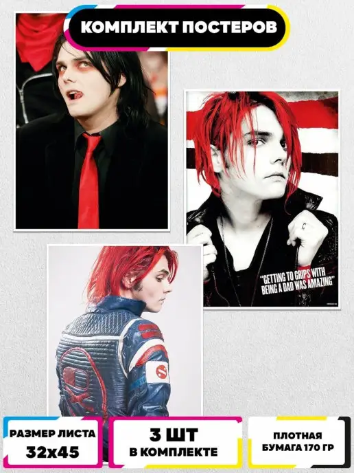 Ru-print Постеры интерьерные музыка My Chemical Romance