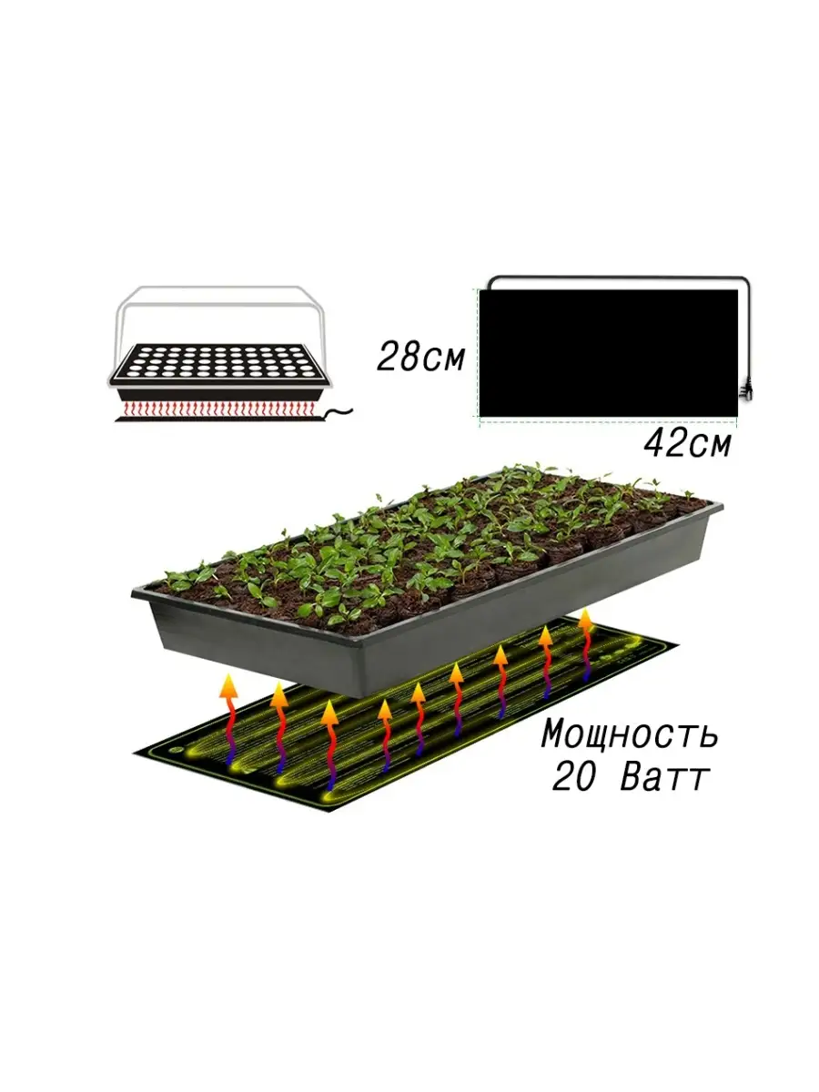 Подогревающий Коврик Для Рассады Купить