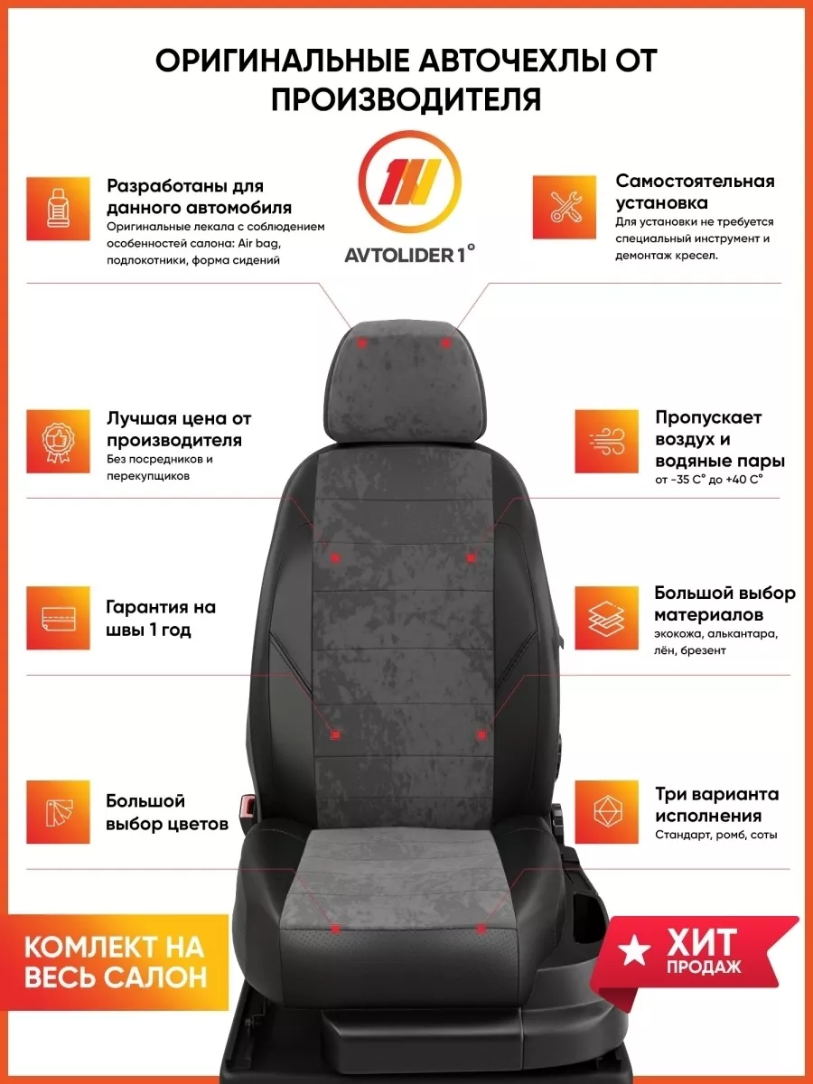 Чехлы на сиденья Хендай Гетц 2 Hyundai Getz 2 с 2006-н.в AVTOLIDER1 купить  по цене 7 927 ₽ в интернет-магазине Wildberries | 68242752