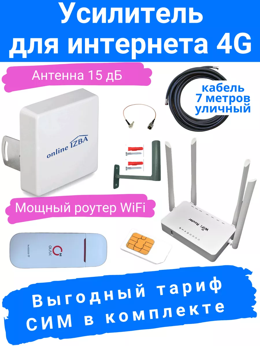 Усилители интернет сигнала 3G/4G