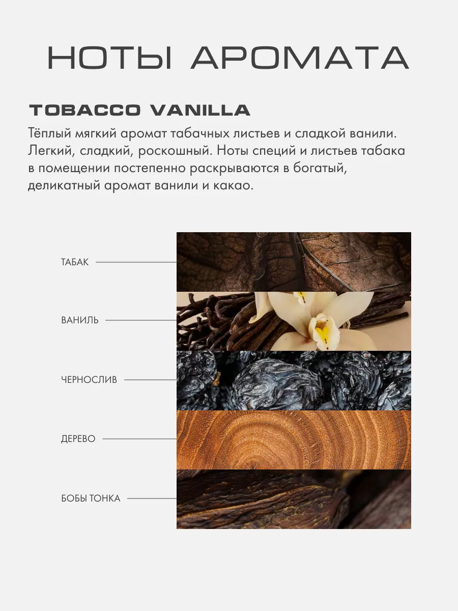 By Kaori Ароматизатор в машину TOBACCO VANILLA