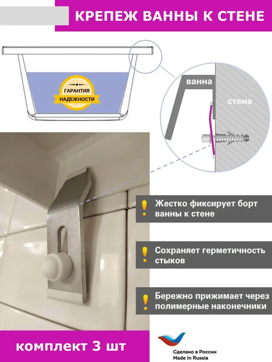 Ножки для акриловой ванны Aquanet купить недорого в Москве