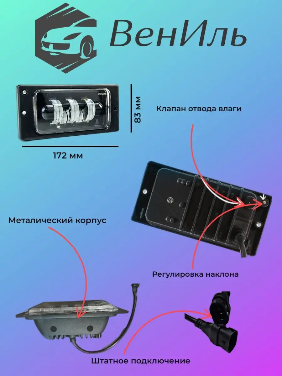 Противотуманные фары для ВАЗ 2110, 2111, 2112